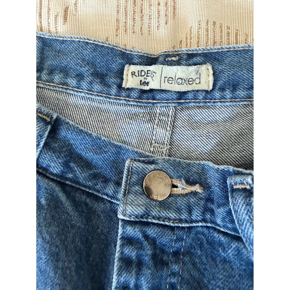 Riders by Lee Relaxed Fit Straight Leg Jeans Medium Wash Denim High Rise 30x30 - Picture 8 of 8